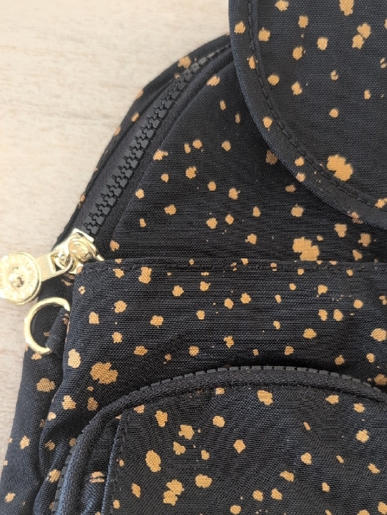 Kipling Black Golden Night Mini Backpack with Gold Speckle main image 6